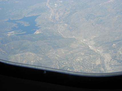 Looking towards Lake Casitas and Casitas Springs<br>Location: <a href="https://www.google.com/maps/search/?api=1&query=34.30698,-119.34475" target="_new">Over California</a>